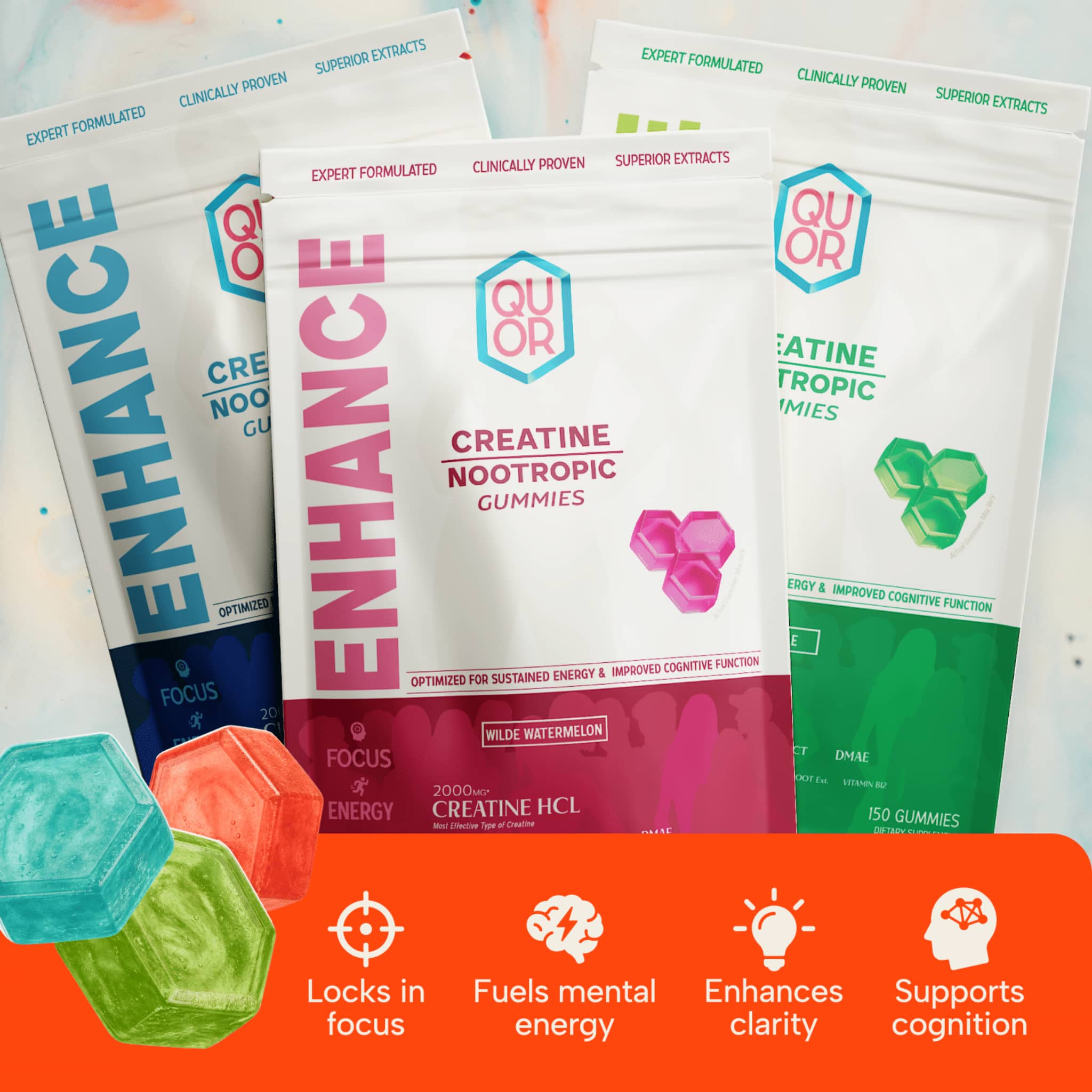 QUOR ENHANCE: Focus Gummies