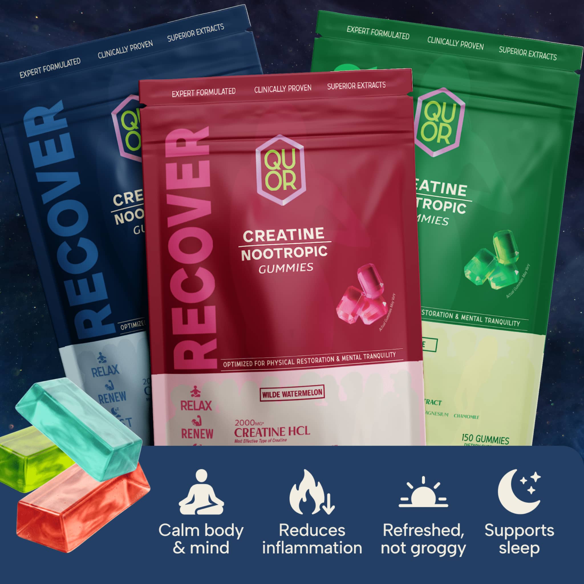 QUOR RECOVER: Sleep Gummies