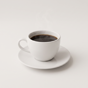 Cup of black coffee