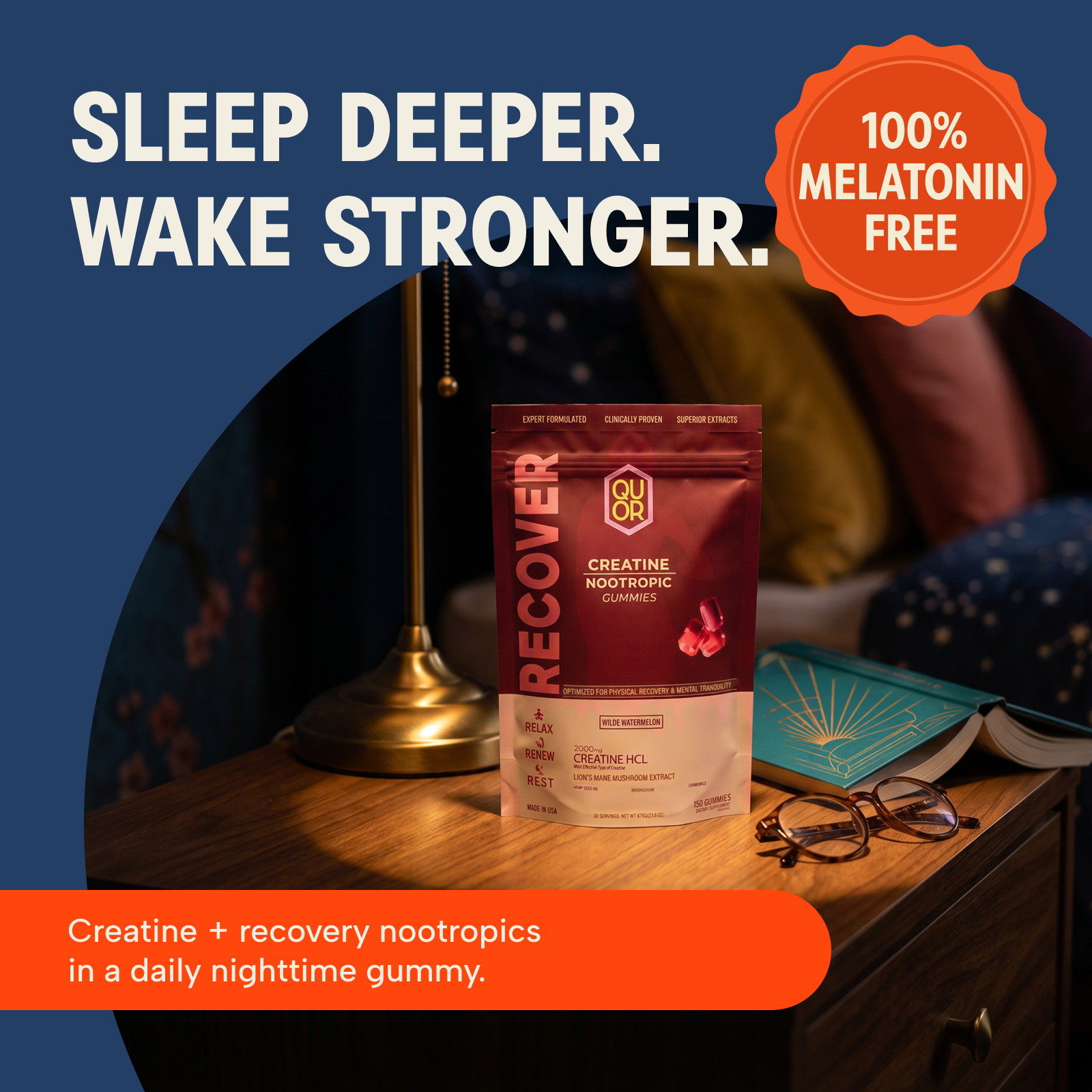 QUOR Recover: Creatine HCl Gummies