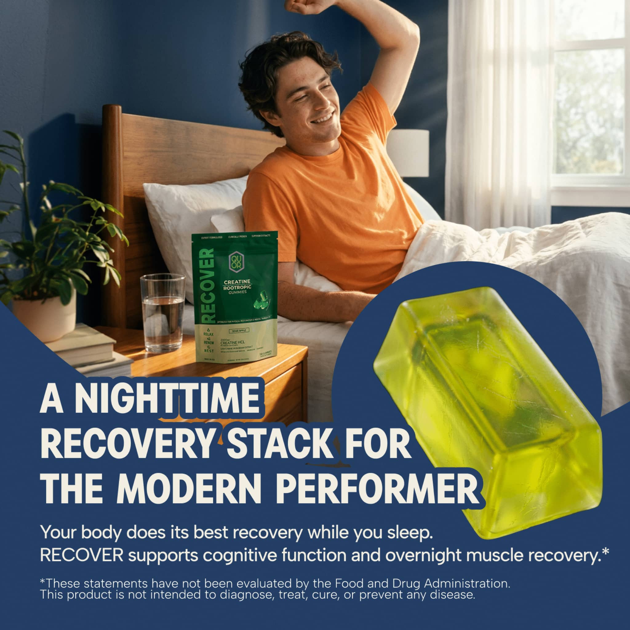 QUOR RECOVER: Sleep Gummies